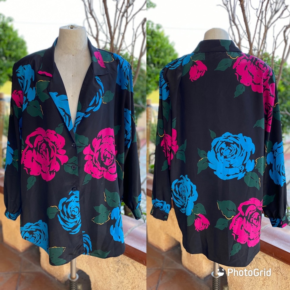 LRothschild Printed Blouse Size 14